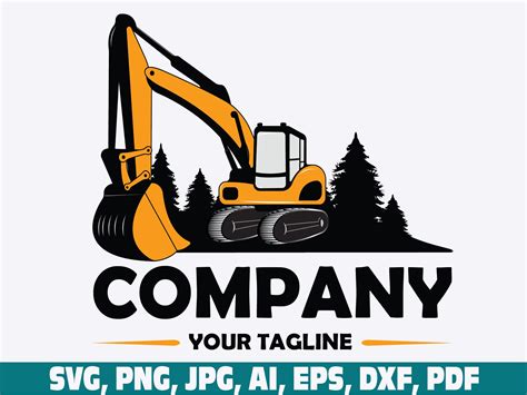 a mini excavator logo|excavator company logos.